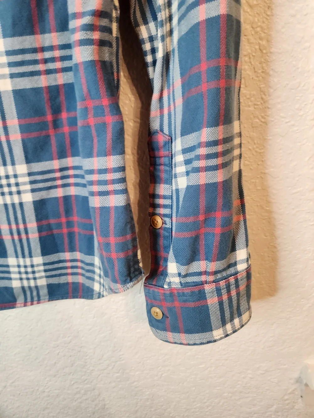 J Crew Slim Fit Flannel Camp Shirt Button Up Plaid Long Sleeve Mens Sz Medium